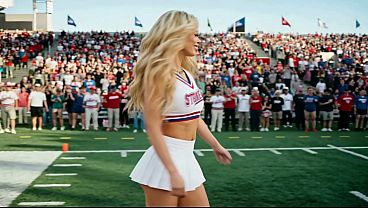 AI Porn Dark Angel Cheerleader Jennifer wants to show in a public photoshoot | Free Cheerleader Porn Video